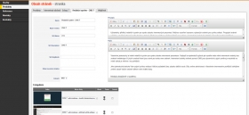 CMS 7 - administrace - editace stránky v rychlém přehledu stránek